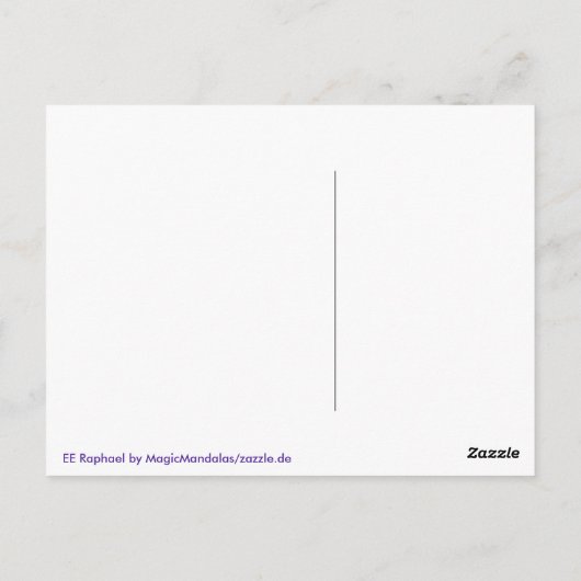 Postkarte MagicMandala EE Raphael (Rückseite)