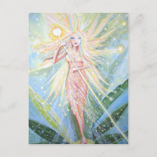 Postkarte "Mairy Art" - "Crystal Lights Fairy"