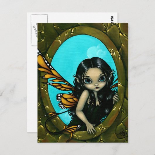 Postkarte "Mairy in My Window" (Vorne/Hinten)