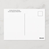 Postkarte Malaysia (Rückseite)
