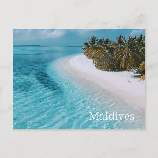 Postkarte Malediven (Vorderseite)