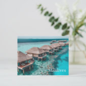 Postkarte Malediven (Stehend Vorderseite)