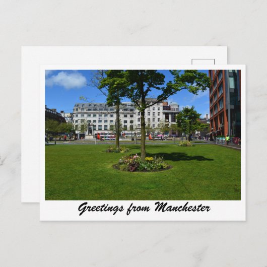 Postkarte Manchester (Vorne/Hinten)