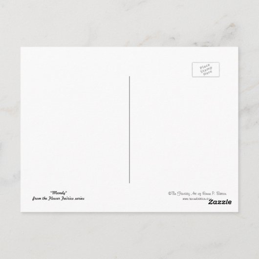 Postkarte "Mandy" (Rückseite)