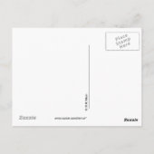 Postkarte - Mann und Wellen (Rückseite)