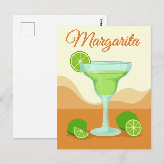 Postkarte "Margarita" (Vorne/Hinten)