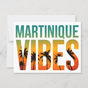 Postkarte Martinique Vibes   Sonnenuntergang