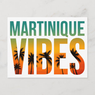Postkarte Martinique Vibes Sonnenuntergang