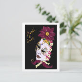 Postkarte Masquerade (Stehend Vorderseite)