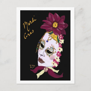 Postkarte Masquerade
