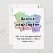 Postkarte - MASTER MIXOLOGIST (Vorne/Hinten)
