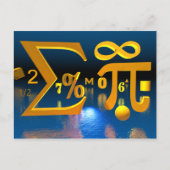 Postkarte Mathematik (Vorderseite)