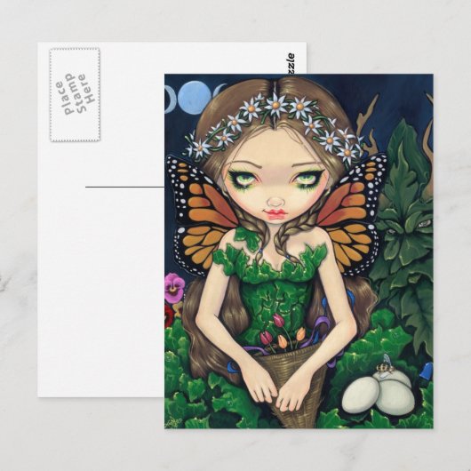 Postkarte "May Queen" (Vorne/Hinten)