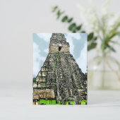 Postkarte: Maya-Tempel in Tikal, Guatemala Postkarte (Stehend Vorderseite)