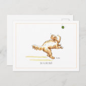 Postkarte "Me & My Ball" (Vorne/Hinten)