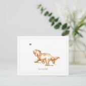 Postkarte "Me & My Ball" (Stehend Vorderseite)