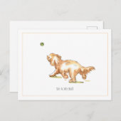 Postkarte "Me & My Ball" (Vorne/Hinten)