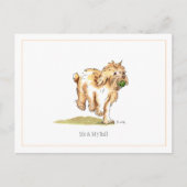 Postkarte "Me & My Ball" (Vorderseite)