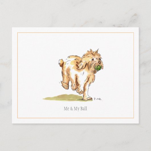 Postkarte "Me & My Ball" (Vorderseite)