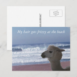 Postkarte - Mein Haar wird kraus ...