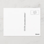 Postkarte - Mein Haar wird kraus ... (Rückseite)