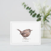 Postkarte "Mein Little Wren" (Stehend Vorderseite)
