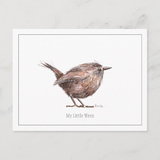 Postkarte "Mein Little Wren" (Vorderseite)