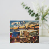 Postkarte Memphis Tennessee (Stehend Vorderseite)