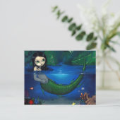 Postkarte "Mermaid in your Grotto" (Stehend Vorderseite)