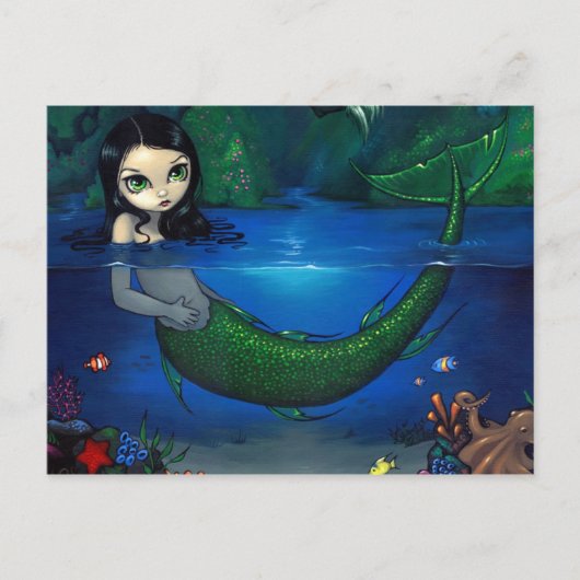 Postkarte "Mermaid in your Grotto" (Vorderseite)