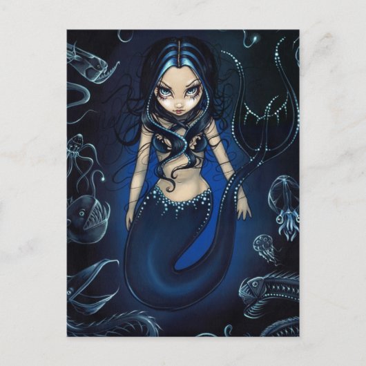 Postkarte "Mermaid of the Deep" (Vorderseite)