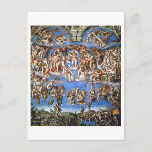 POSTKARTE: MICHELANGELO: DAS LETZTE URTEIL POSTKARTE (Vorderseite)