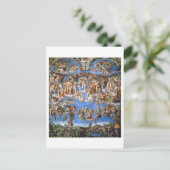 POSTKARTE: MICHELANGELO: DAS LETZTE URTEIL POSTKARTE (Stehend Vorderseite)