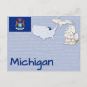 Postkarte "Michigan" (Vorderseite)