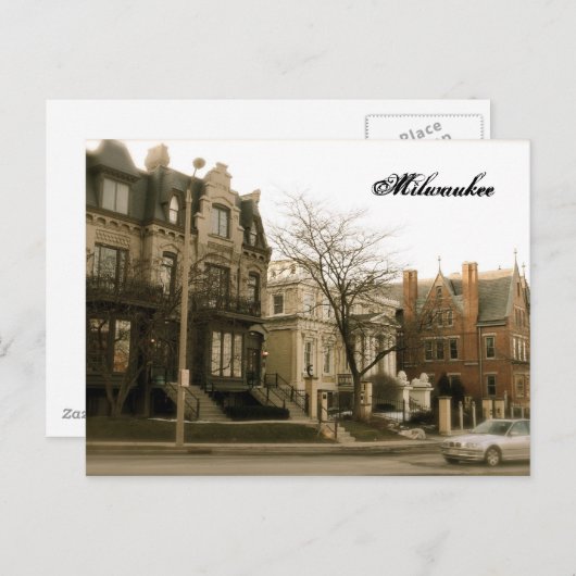 Postkarte Milwaukee (Vorne/Hinten)