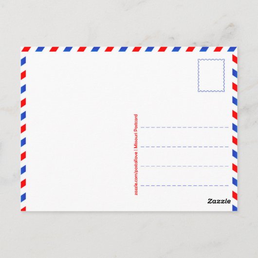 Postkarte "Missouri" (Rückseite)
