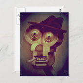 Postkarte "Mister Robot" (Vorne/Hinten)