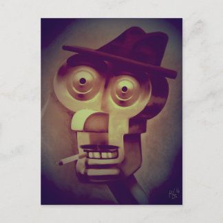 Postkarte "Mister Robot"
