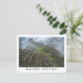 Postkarte "Misty Machu Picchu" (Stehend Vorderseite)