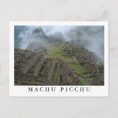 Postkarte "Misty Machu Picchu" (Vorderseite)