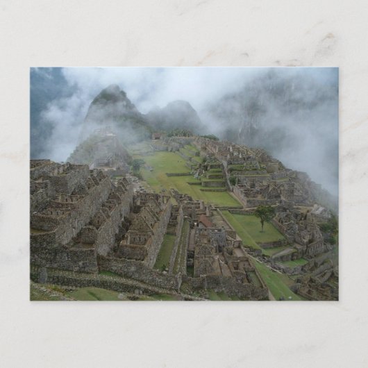 Postkarte "Misty Machu Picchu" (Vorderseite)
