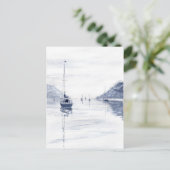 Postkarte "Misty Morning" (Stehend Vorderseite)