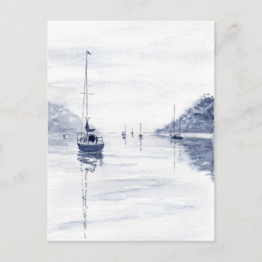 Postkarte "Misty Morning" (Vorderseite)