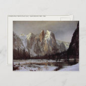 Postkarte mit Albert Bierstadt Malerei (Vorne/Hinten)