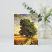 Postkarte mit Alexandre Calame-Gemälde (Stehend Vorderseite)