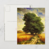 Postkarte mit Alexandre Calame-Gemälde (Vorne/Hinten)