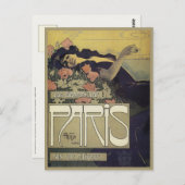 Postkarte mit Alexandre de Riquer Malerei (Vorne/Hinten)