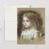 Postkarte mit Alexei Alexeiwitsch Harlamoff Gemäld (Vorne/Hinten)