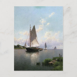 Postkarte mit Alfred Thompson Bricher Gemälde