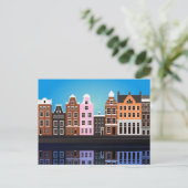 Postkarte mit Amsterdam (Stehend Vorderseite)